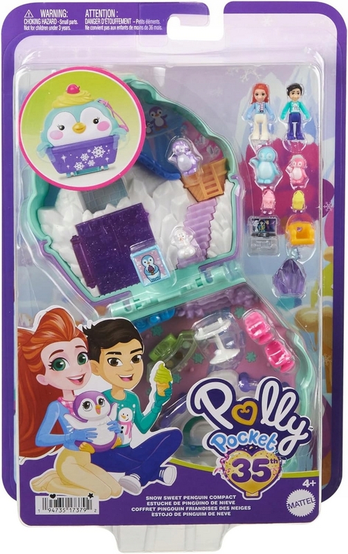 POLLY POCKET Sada bábik Snežný tučniak HRD34
